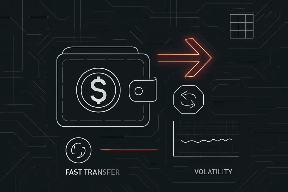 Stablecoin na simbolikal na nakapagpapabalanse sa halaga ng digital at tradisyunal na pera.