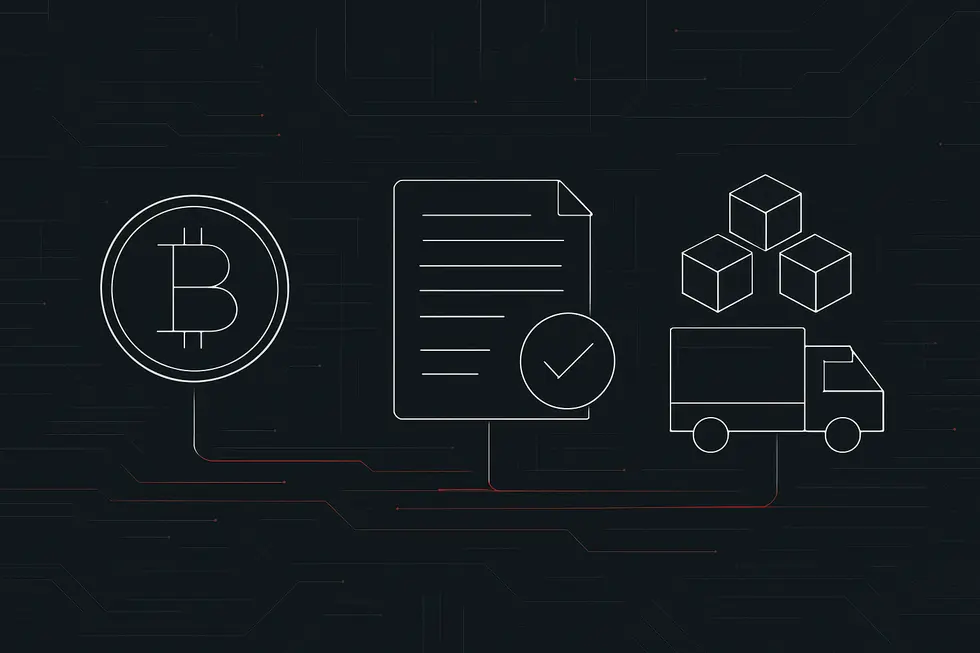 Larawan ng isang digital ledger na kumakatawan sa pundasyon ng blockchain.