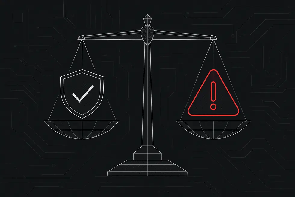 Pagkakaiba ng tradisyunal na pananalapi at DeFi gamit ang digital at modernong icon.