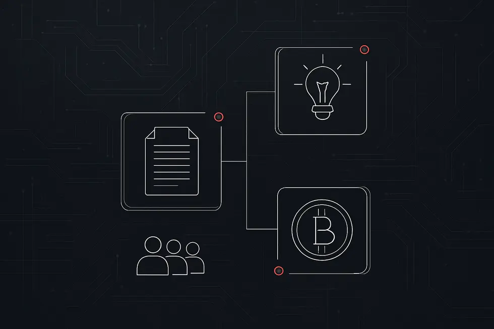 Isang organisadong digital na dokumento na kumakatawan sa whitepaper.