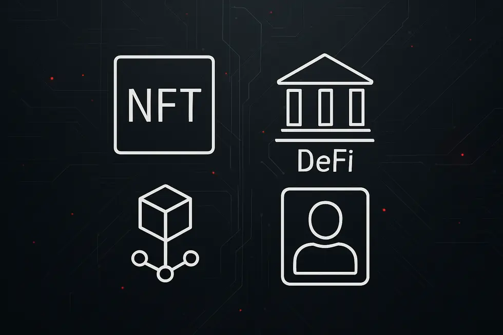 Digital na dokumento na kumakatawan sa smartcontract sa blockchain.