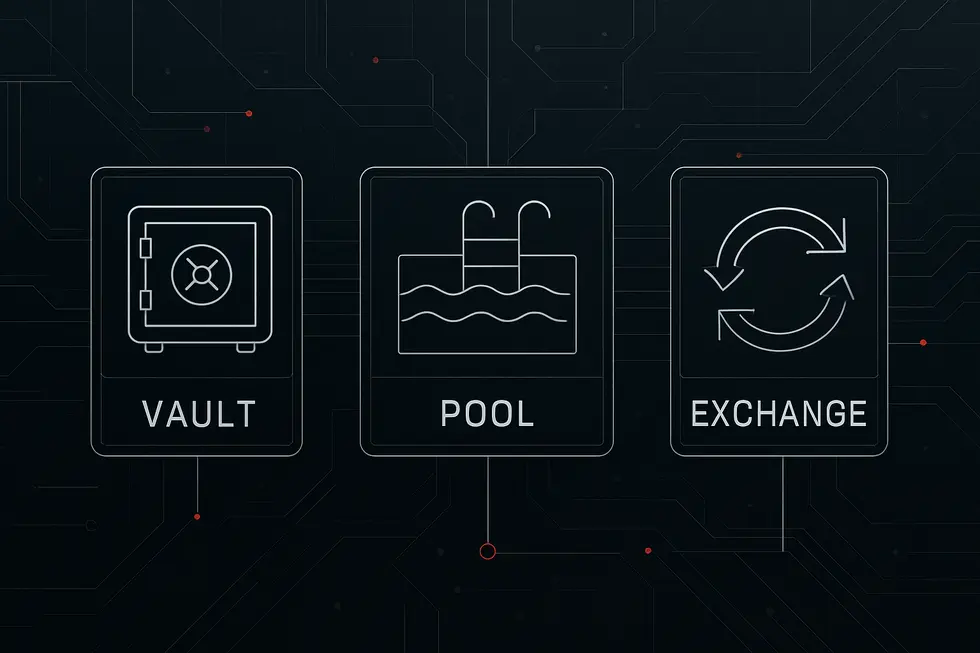 Paglalarawan ng konsepto ng staking gamit ang digital na representasyon ng crypto coin.